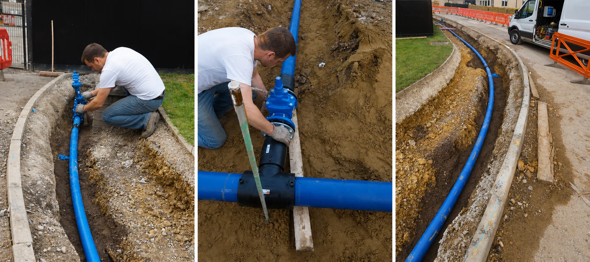 Water Pipe Installation
